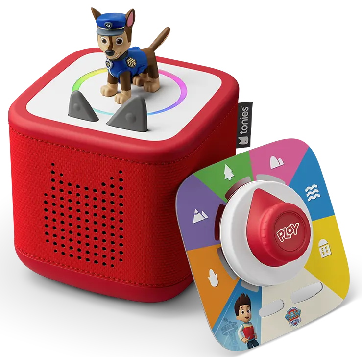 TONIES Toniebox 2 Play Set Rot Mit Controller Und Paw Patrol Chase 3 TONIES Toniebox 2 Play Set Rot Mit Controller Und Paw Patrol Chase